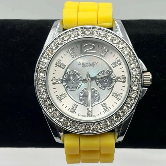 Yellow Ashley Princess Men’s Watch - Picture 1 of 5